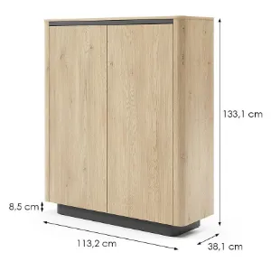 Obrazek Komoda Wys B Torro 2d Dąb Cremona