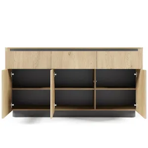 Obrazek Komoda C 163 3d3s Torro Dąb Cremona