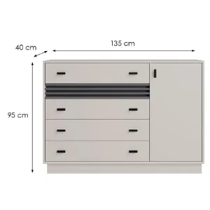 Obrazek Komoda  Allmo Al17 Cashmere