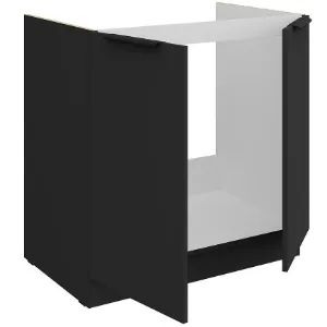 Obrazek Szafka Kuchenna Aria-Bl/Bl Anti Fingerprint 80zl 2f Bb