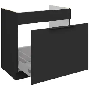 Obrazek Szafka Kuchenna Aria-Bl/Bl Anti Fingerprint 80zl 1s Bb