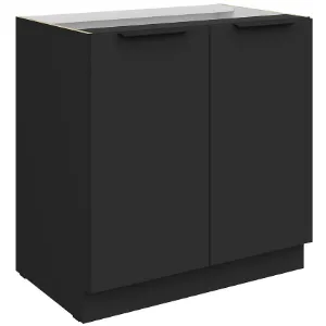 Obrazek Szafka Kuchenna Aria-Bl/Bl Anti Fingerprint 80d 2f Bb