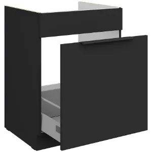 Obrazek Szafka Kuchenna Aria-Bl/Bl Anti Fingerprint 60zl 1s Bb