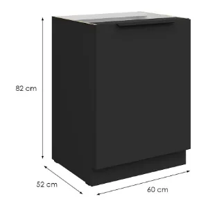 Obrazek Szafka Kuchenna Aria-Bl/Bl Anti Fingerprint 60d 1f Bb