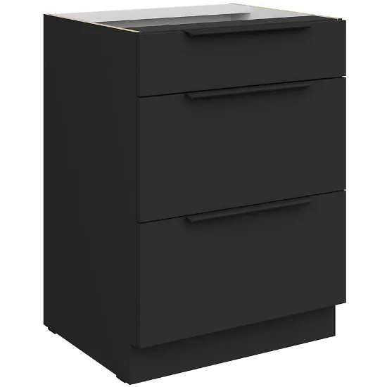 Obrazek Szafka Kuchenna Aria-Bl/Bl Anti Fingerprint 60d 3s Bb