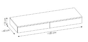 Obrazek Biurko z dwoma szufladami Fano 2S FANB02