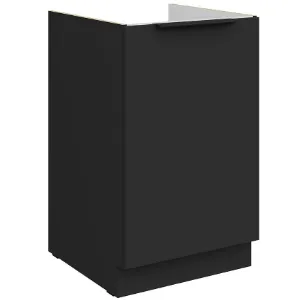 Obrazek Szafka Kuchenna Aria-Bl/Bl Anti Fingerprint 50zl 1f Bb