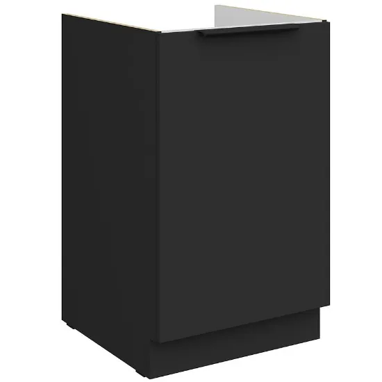 Obrazek Szafka Kuchenna Aria-Bl/Bl Anti Fingerprint 50zl 1f Bb