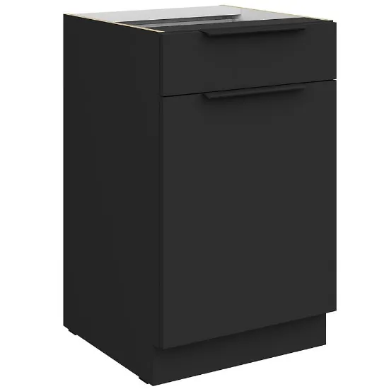 Obrazek Szafka Kuchenna Aria-Bl/Bl Anti Fingerprint 50d 1f 1s Bb