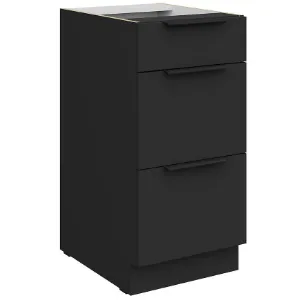 Obrazek Szafka Kuchenna Aria-Bl/Bl Anti Fingerprint 40d 3s Bb