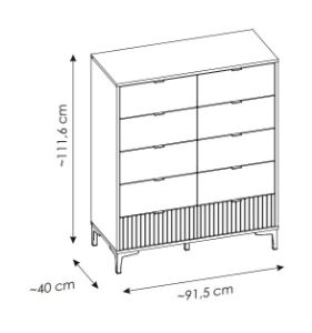 Obrazek Komoda z szufladami Ricko 10S RIKK01