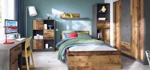 Obrazek Szafa dwudrzwiowa z szufladami Nubi 2D2S NUBS01