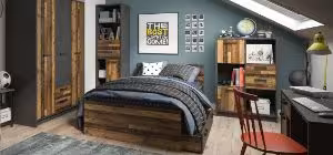 Obrazek Szafa trzydrzwiowa z szufladami Nubi 3D2S NUBS02