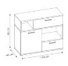 Obrazek Komoda jednodrzwiowa z szufladami Twenty 1D2S TWEK01
