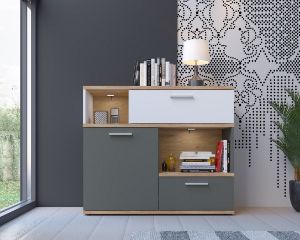 Obrazek Komoda jednodrzwiowa z szufladami Twenty 1D2S TWEK01