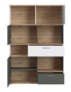 Obrazek Regał trzydrzwiowy z szufladami Twenty 3D2S TWER01