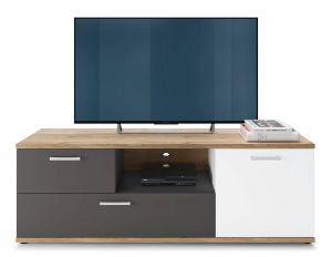 Obrazek Szafka RTV jednodrzwiowa z szufladami Twenty 1D2S TWEF01