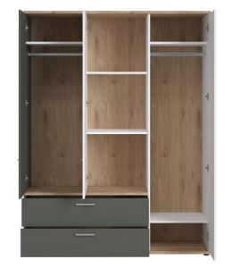 Obrazek Szafa trzydrzwiowa z szufladami Twenty 3D2S TWES03