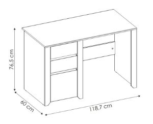 Obrazek Biurko Angel 3S Typ 80