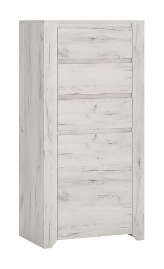 Obrazek Komoda jednodrzwiowa z szufladami Angel 1D3S Typ 35