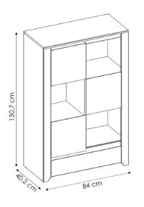Obrazek Komoda trzydrzwiowa z szufladą Angel 3D1S Typ 31