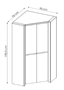 Obrazek Szafa dwudrzwiowa Angel Typ 21