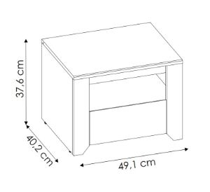 Obrazek Szafka nocna Angel Typ 95