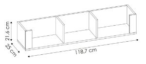 Obrazek Półka wisząca 118 cm Angel Typ 61