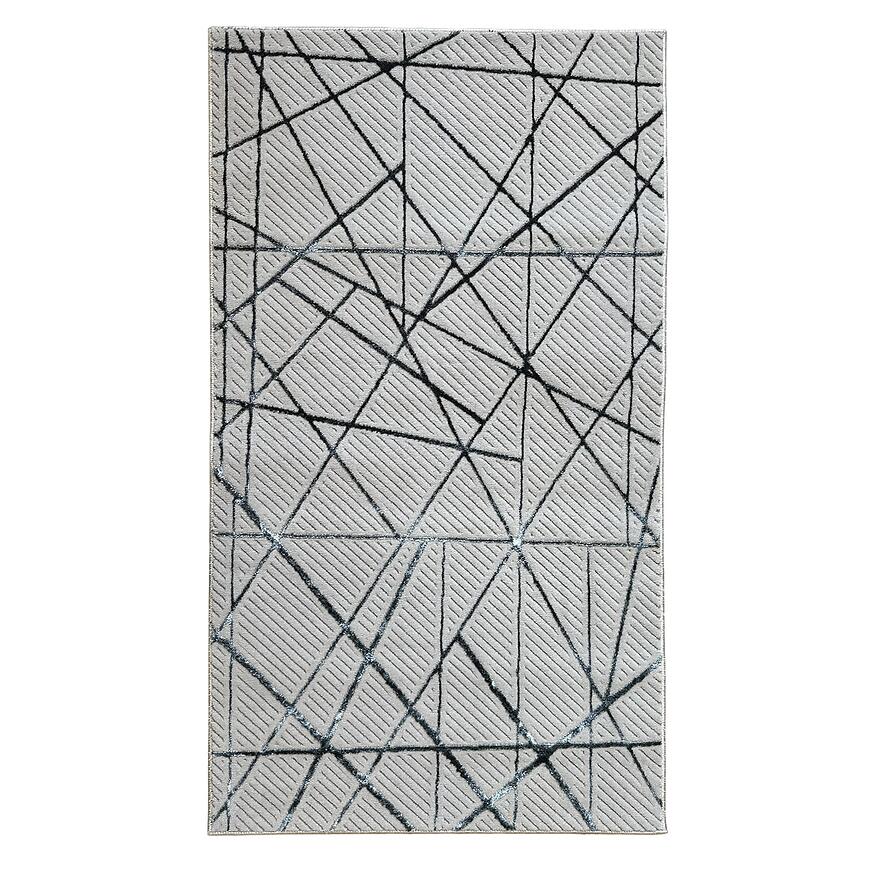 Dywan Kingston 1,4/1,9 9136a srebrny/szary