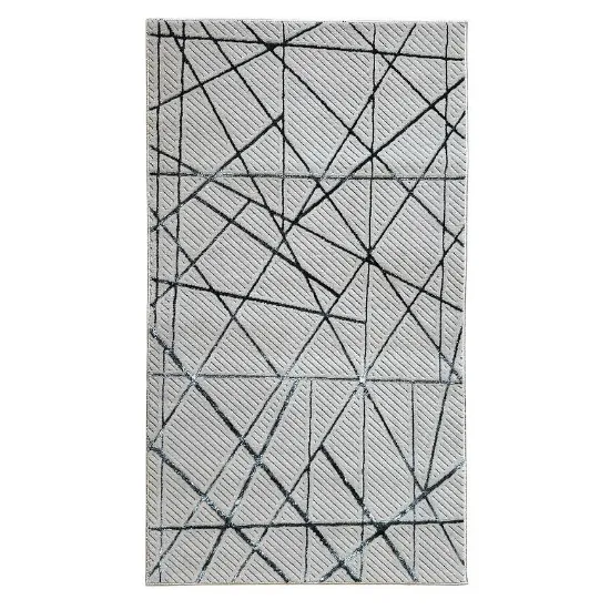 Obrazek Dywan Kingston 1,4/1,9 9136a srebrny/szary