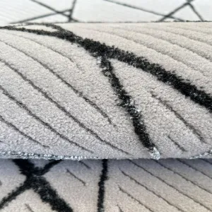 Obrazek Dywan Kingston 1,4/1,9 9136a srebrny/szary