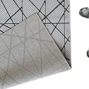 Obrazek Dywan Kingston 1,4/1,9 9136a srebrny/szary