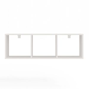 Obrazek Półka wisząca Kobi 1x3 biały mat