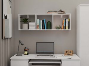 Obrazek Półka wisząca Kobi 1x3 biały mat