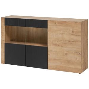 Obrazek Komoda Aron Dąb Ribbeck/Czarny