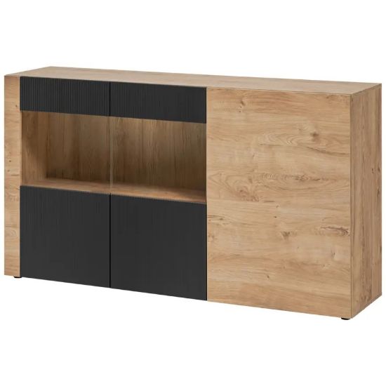 Obrazek Komoda Aron Dąb Ribbeck/Czarny