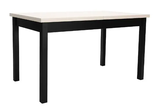 Obrazek Stół St-67 140x80+40 Dąb Kaszmir/Czarny