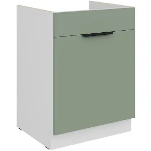 Obrazek Szafka Kuchenna Aria-Sa/Wh Anti Fingerprint 60zl 1s Bb