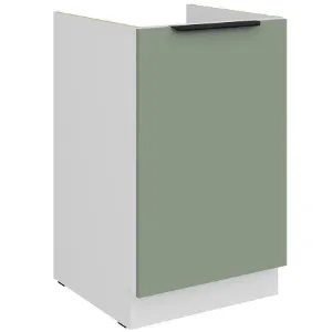 Obrazek Szafka Kuchenna Aria-Sa/Wh Anti Fingerprint 50zl 1f Bb