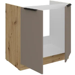 Obrazek Szafka Kuchenna Aria-Ta/Ar Anti Fingerprint 80zl 2f Bb