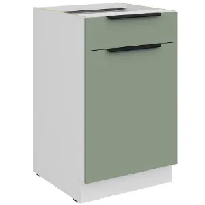 Obrazek Szafka Kuchenna Aria-Sa/Wh Anti Fingerprint 50d 1f 1s Bb