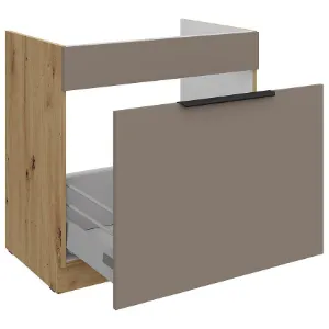 Obrazek Szafka Kuchenna Aria-Ta/Ar Anti Fingerprint 80zl 1s Bb