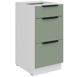 Obrazek Szafka Kuchenna Aria-Sa/Wh Anti Fingerprint 40d 3s Bb