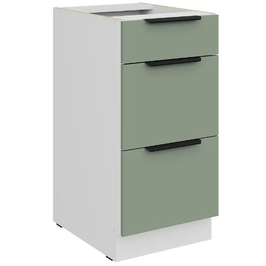 Obrazek Szafka Kuchenna Aria-Sa/Wh Anti Fingerprint 40d 3s Bb