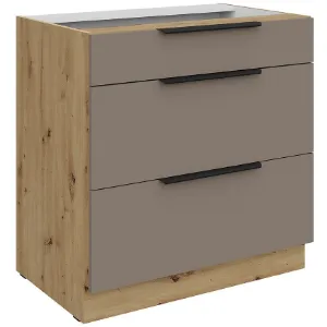 Obrazek Szafka Kuchenna Aria-Ta/Ar Anti Fingerprint 80d 3s Bb