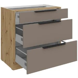 Obrazek Szafka Kuchenna Aria-Ta/Ar Anti Fingerprint 80d 3s Bb