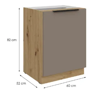 Obrazek Szafka Kuchenna Aria-Ta/Ar Anti Fingerprint 60d 1f Bb