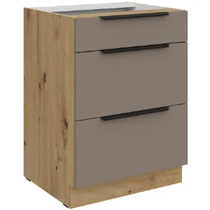 Obrazek Szafka Kuchenna Aria-Ta/Ar Anti Fingerprint 60d 3s Bb