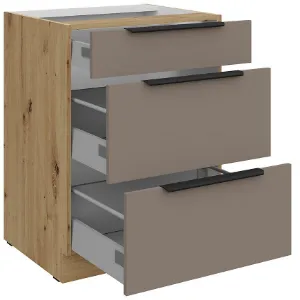 Obrazek Szafka Kuchenna Aria-Ta/Ar Anti Fingerprint 60d 3s Bb