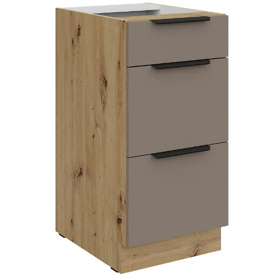 Obrazek Szafka Kuchenna Aria-Ta/Ar Anti Fingerprint 40d 3s Bb